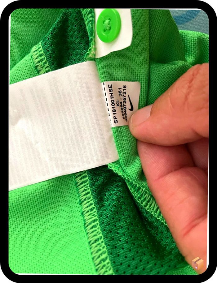 Polo Nike rétro – Vert – Taille XL – Homme - photo numéro 6