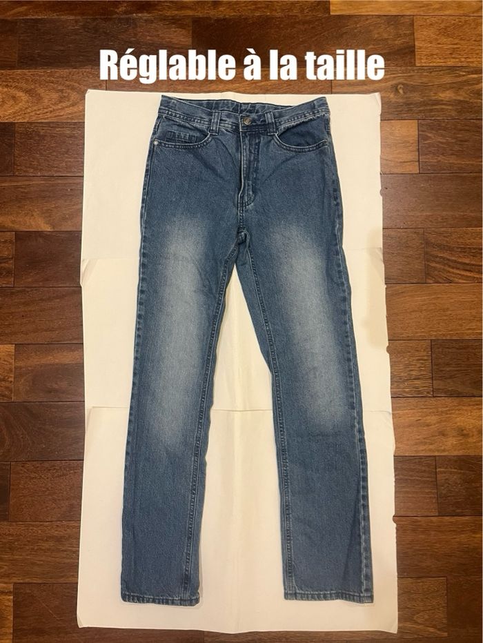 Jean bleu réglable à la taille 12 ans orchestra