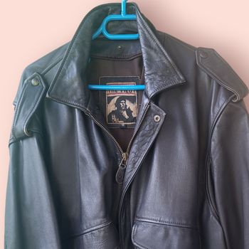 Veste cuir homme
