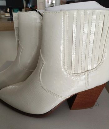 Bottines mi hautes blanches The drop 36
