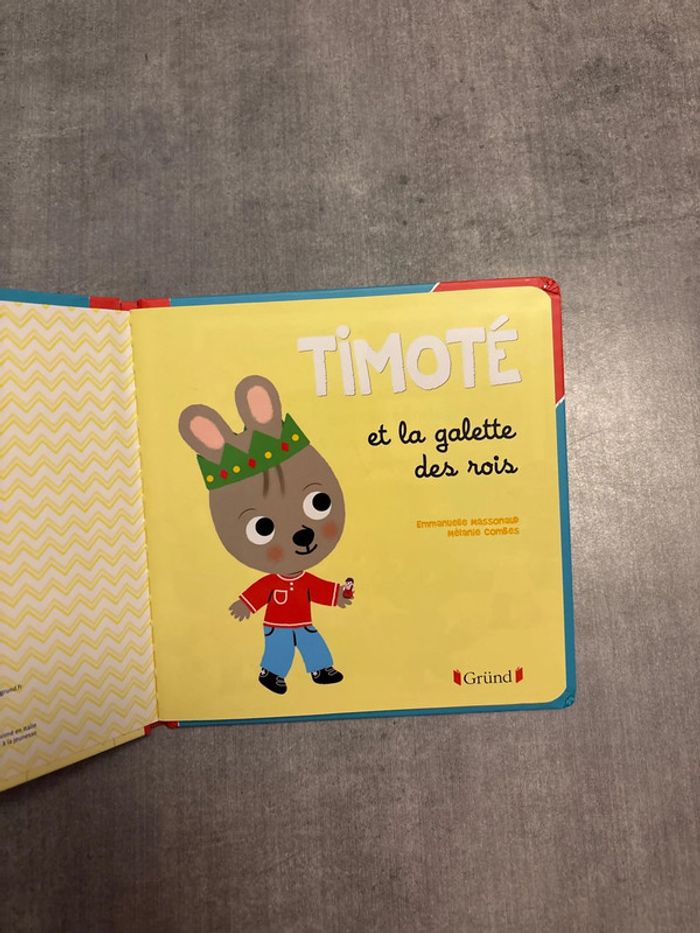 Livre timote et la galette des rois - photo numéro 2