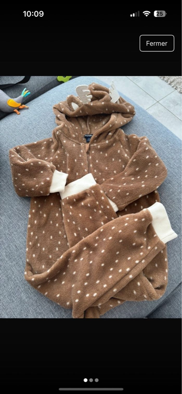 Sur pyjama pyjama polaire