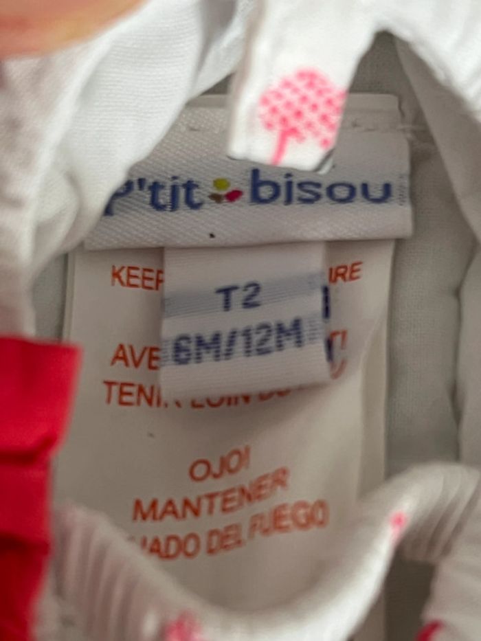 Paire de chaussures / chaussons bébé pointure 6/12 mois P’tit bisou - photo numéro 4