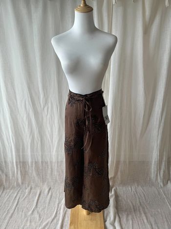 Pantalon brodé Zara