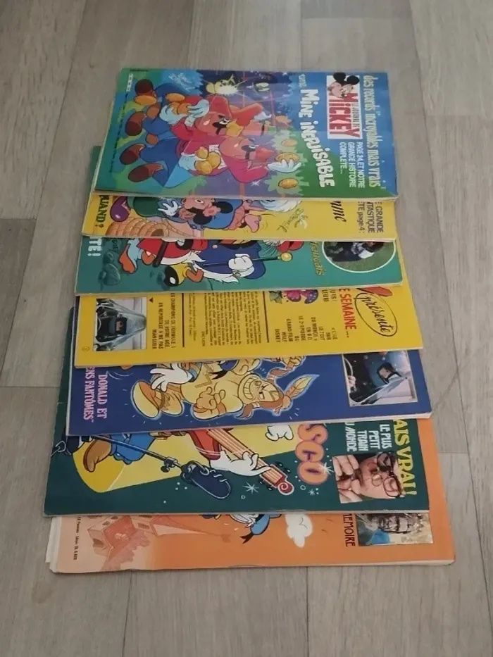 Lot Vintage 7 magazines Journal de Mickey année 1983 L057 - photo numéro 3