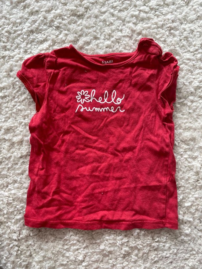 Lot de 4 t-shirts fille 18 mois - photo numéro 3