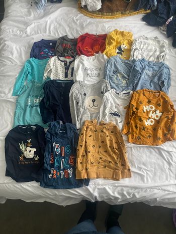 18.  t-shirts   manches  longues