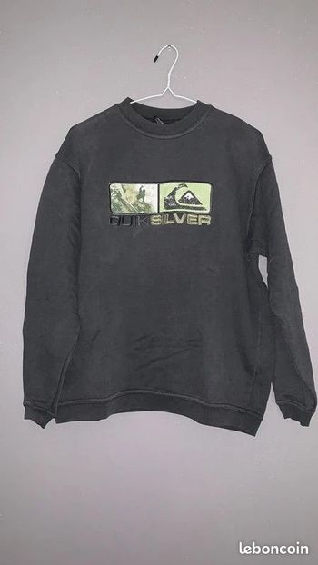 Gros Pull Hiver Sport Ski Quiksilver T14 ans