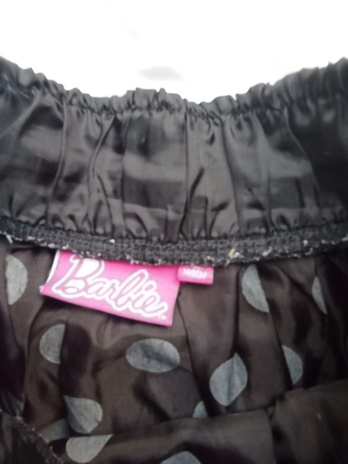 Jupe noire a pois avec tulle Barbie 140cm neuve - photo numéro 2