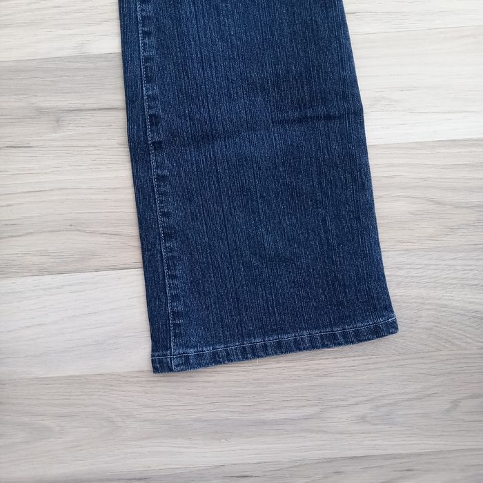Jean femme bleu avec pattes d'éléphant N-Jean taille 36 - photo numéro 4