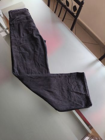 🌸Jean H&M noir délavé – Coupe Wide High Waist – Taille 36 (S)
🌸