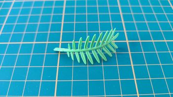 Feuille 1 palmier 30616430 pièce détachée Playmobil 5433 Famille avec piscine et plongeoir #B55