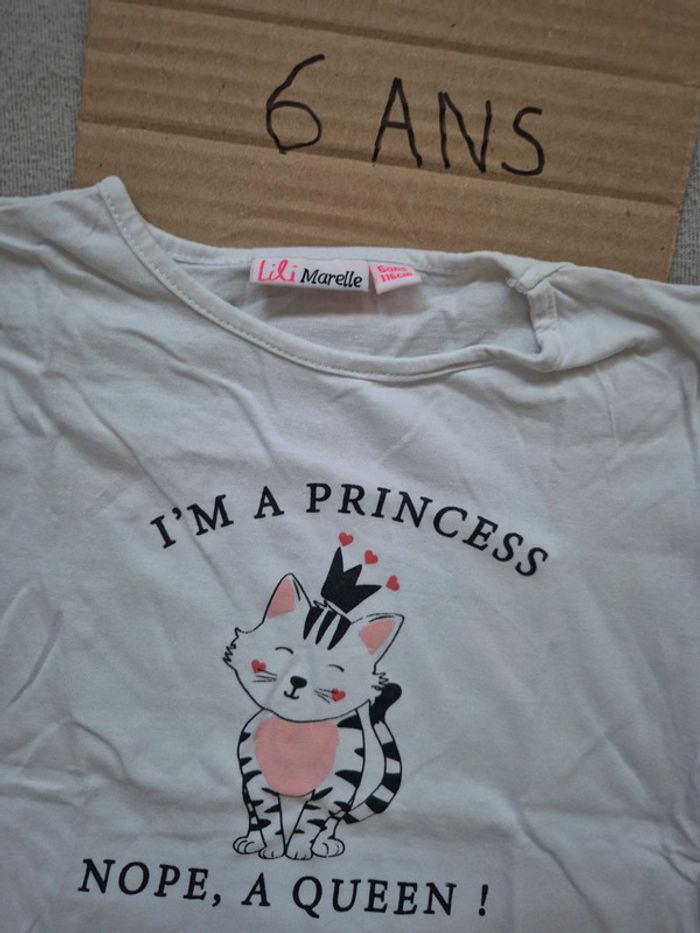 T-shirt fille 6 ans lili marelle - photo numéro 4