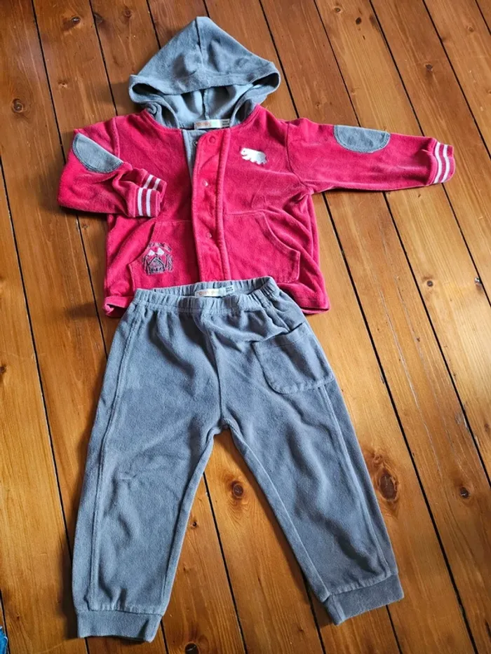 Ensemble survêtement jogging chaud 24 mois