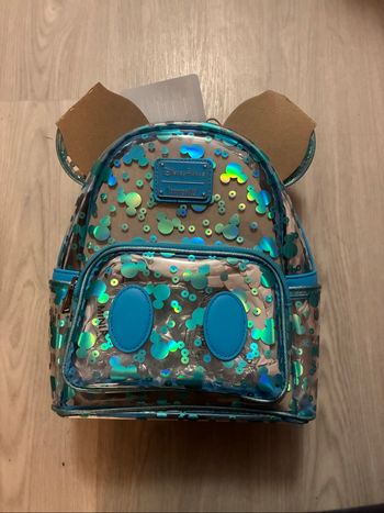 Loungefly Mickey transparent bleu