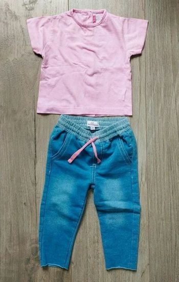 Ensemble t-shirt et jegging 6 mois