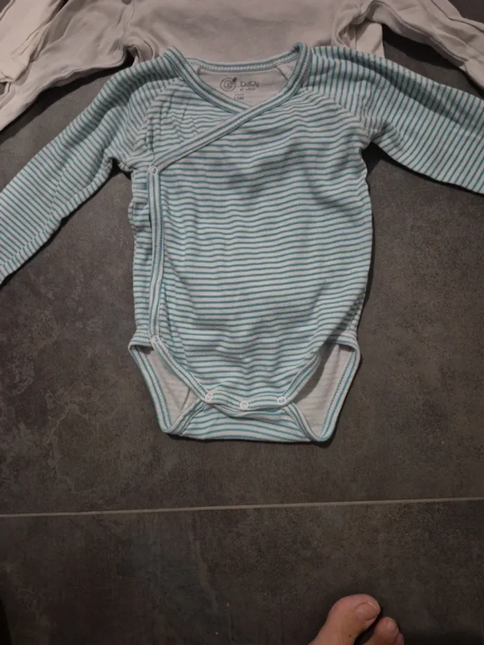 Lot de bodies manches longues fille 12 mois - photo numéro 12