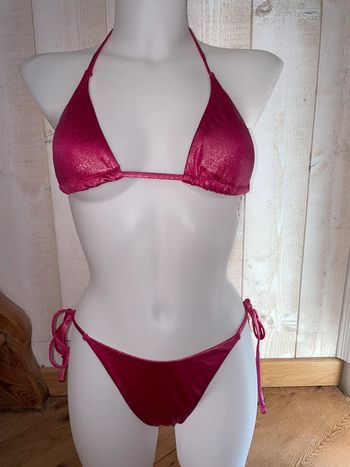 Maillot de bain rose brillant taille M