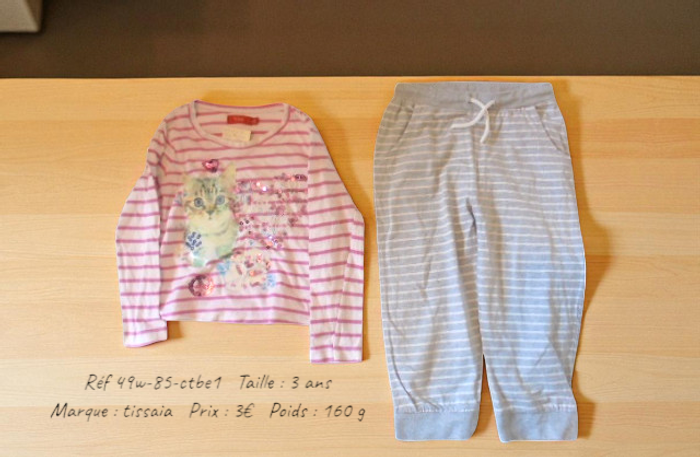 Ensemble 3 ans Tissaia (49w-85-ctbe1)