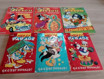 Lot d 3 Picsou magazine et 3 Mickey parade(3)