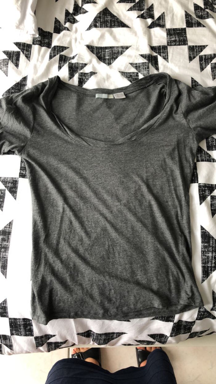 Tee shirt soft grey gris 38/40 - photo numéro 3