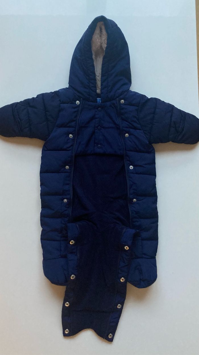 Combipilote jacadi bleu marine taille 3mois/60cm - photo numéro 2