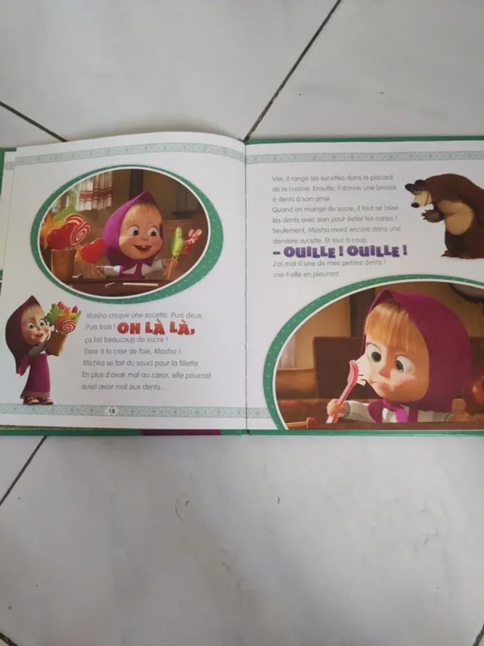 Livre Masha est trop gourmande - photo numéro 3