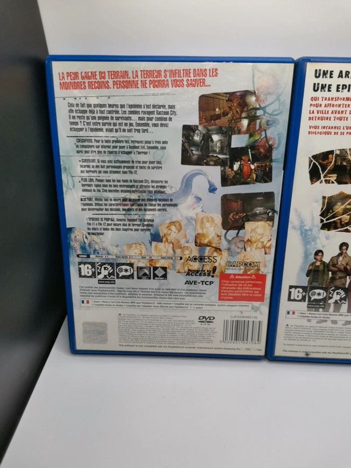 Lot 2 jeux ps2 resident evil outbreak /outbreak #2 - photo numéro 3