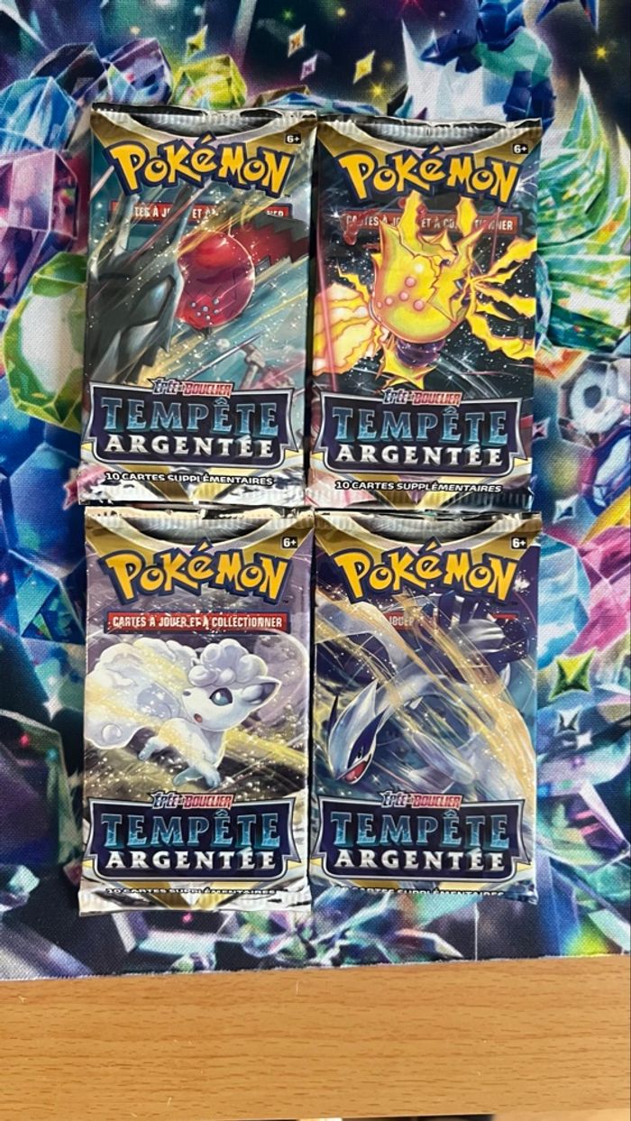 Art Set Pokemon Tempête Argenté Eb12 .