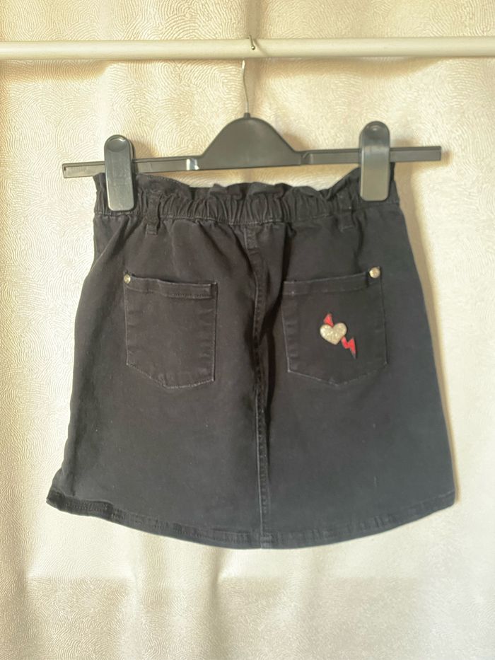 Jupe en coton stretch noir 10 ans Lili Marelle - photo numéro 4