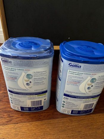 2 boîtes neufs Gallia jamais ouverts les deux!