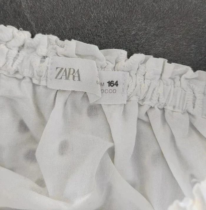 10 € Croc top blanc Zara 164 cm taille 12 ans - photo numéro 3