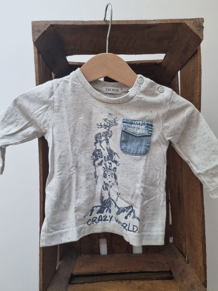 Tee-shirt manches longues IKKS - photo numéro 1