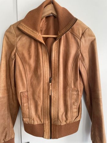 Blouson cuir femme 