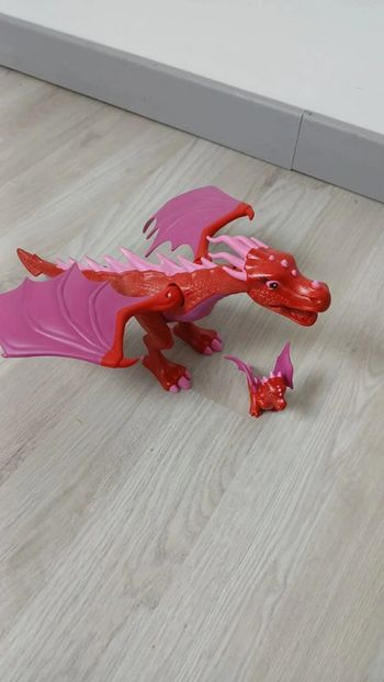 Dragonne et son petit Playmobil