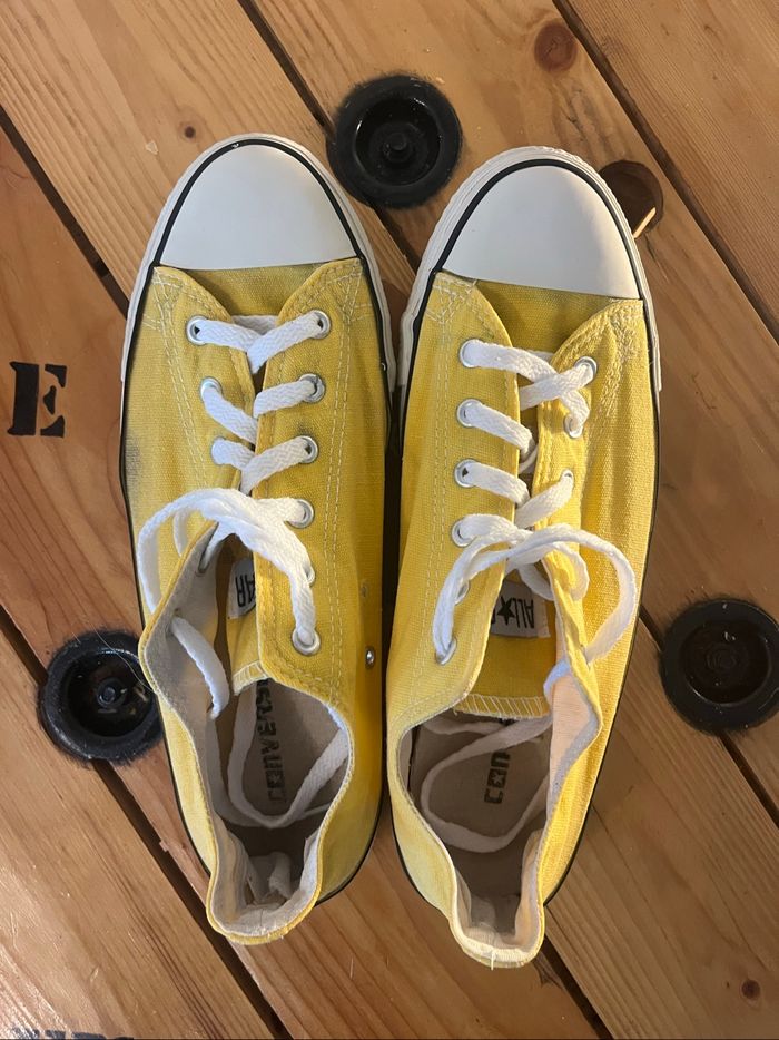 Converse jaune - photo numéro 7