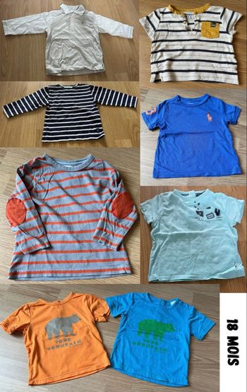 Lot vêtements 18 mois