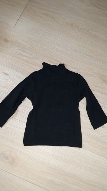 Tee-shirt ml col roulé t 12 mois