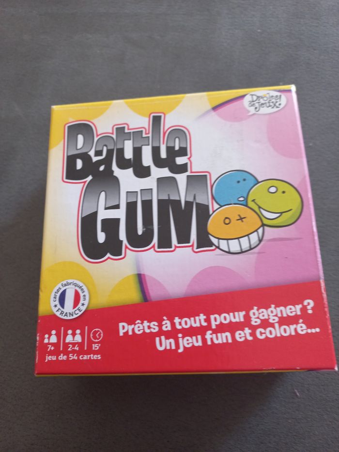 Jeu battle gum France cartes