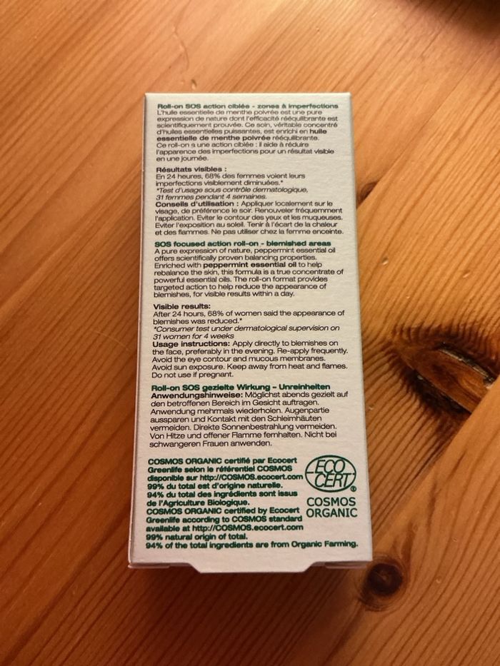 Roll on SOS action ciblée nectar pur MELVITA - photo numéro 2