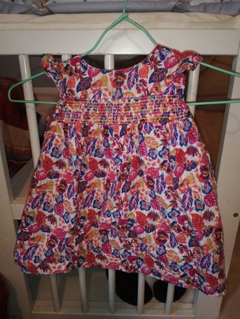 Robe fleurie 12 mois bébé fille