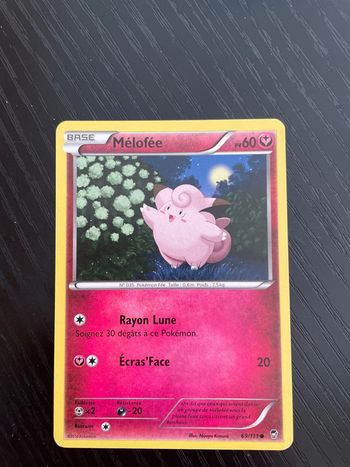 Carte Pokémon Mélofée 69/111