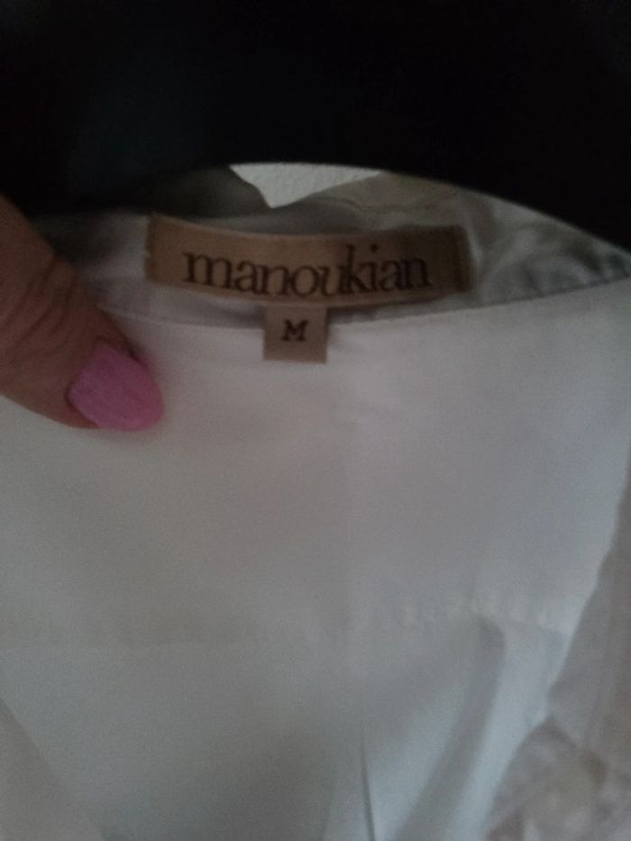 Chemise blanche manoukian t.m - photo numéro 3