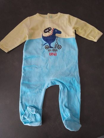 Pyjama velours 6 mois