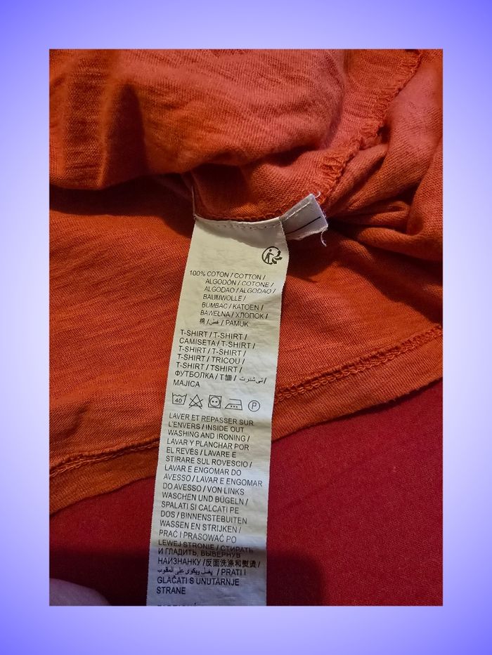 Débardeur Cache-cœur Orange Taille 42 44 XL XXL Kiabi - photo numéro 4