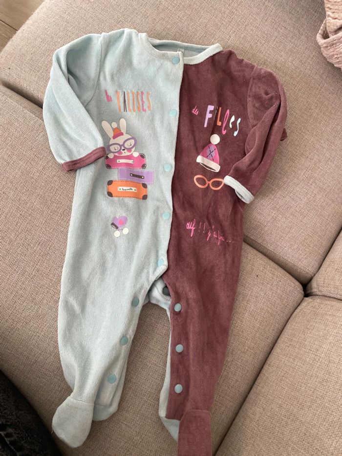 Pyjama velours 6 mois