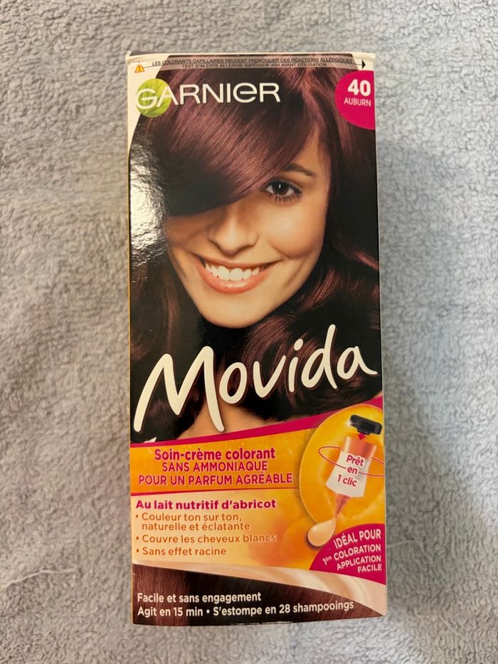 Garnier Movida – teinte 40 Auburn 🍑 - photo numéro 3