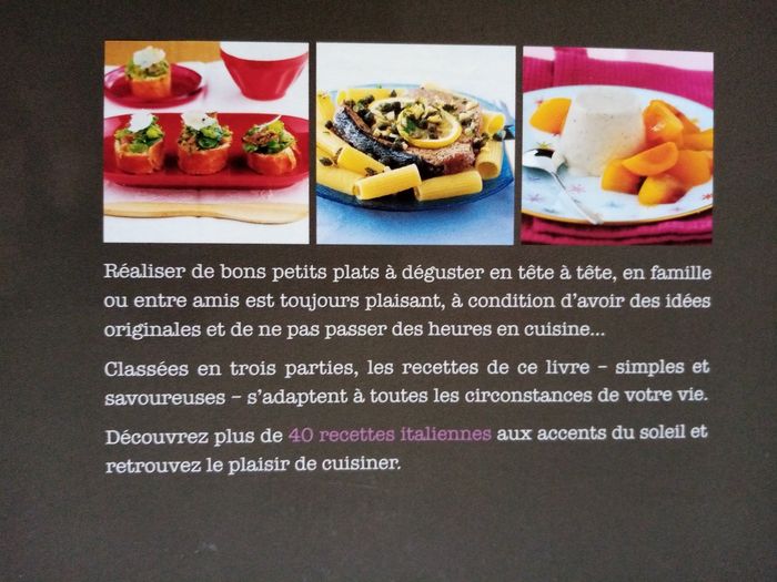 Livre cuisine italienne - photo numéro 3
