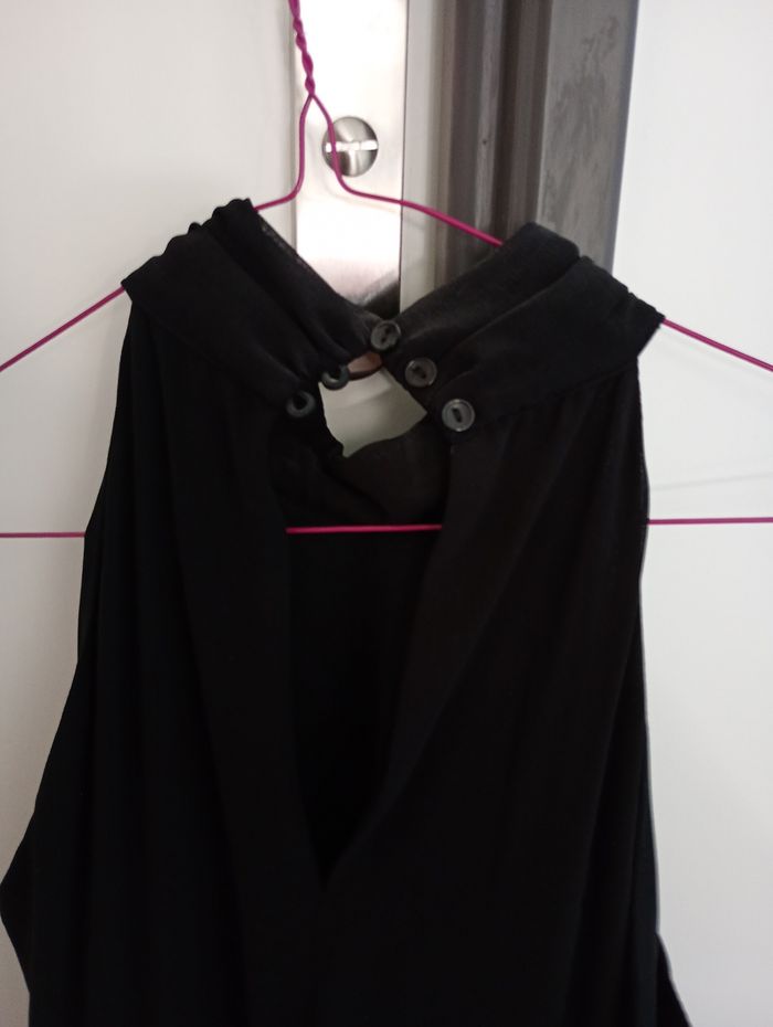 Robe noire voilage - photo numéro 3