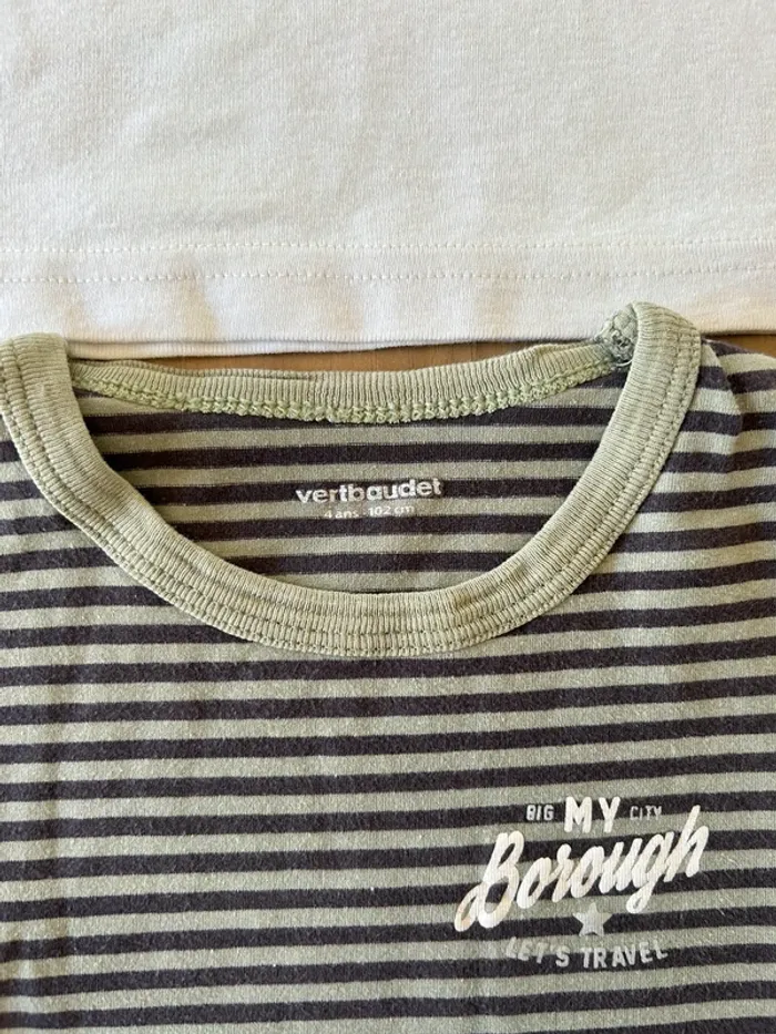 Lot de 2 maillots de corps verbaudet - photo numéro 3